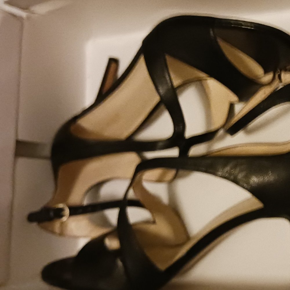 Nine West strapped heels